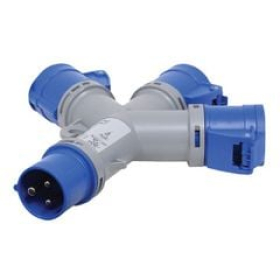 Ổ cắm 3 chia công nghiệp không kín nước IP44,IP67 - 4F,3F-16A