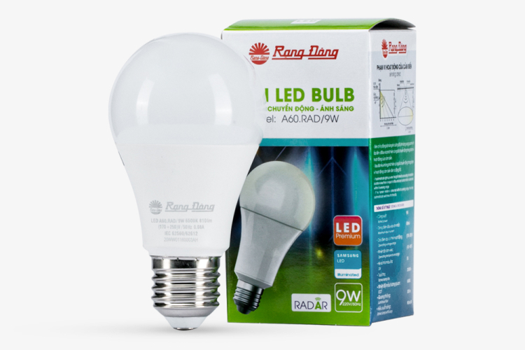Rạng Đông – LED Bulb Cảm biến 9W A60.RAD/9W